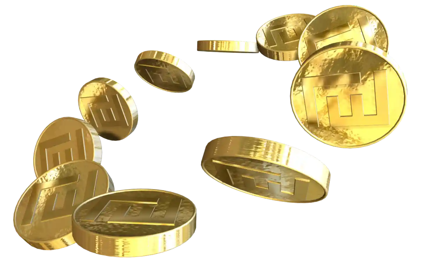 Gold coins graphic